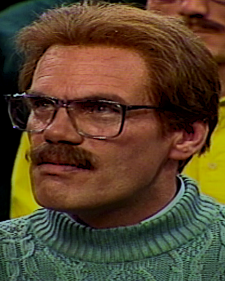 Ad van den Berg during a TV interview