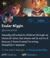 Enderphile (an early political NOMAP) was active under multiple accounts from early 2015.[14]