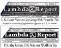Late 1993, and the Lambda Report publishes it's expose
