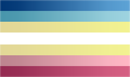 Union MAP Flag conceived on Element in 2023, finalized by Jim Burton. The horizontal gradient runs between colors approximating those of both the 2021 and 2018 flags, each usually preferred by different parts of the community.