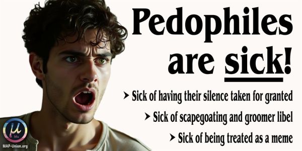Pedophiles Are Sick - part of the Invalid Impact Poster Campaign (map flag, provocative, mu)