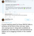 Urges MAGA to consider America's history of cross-dressing boys in "pegging houses"
